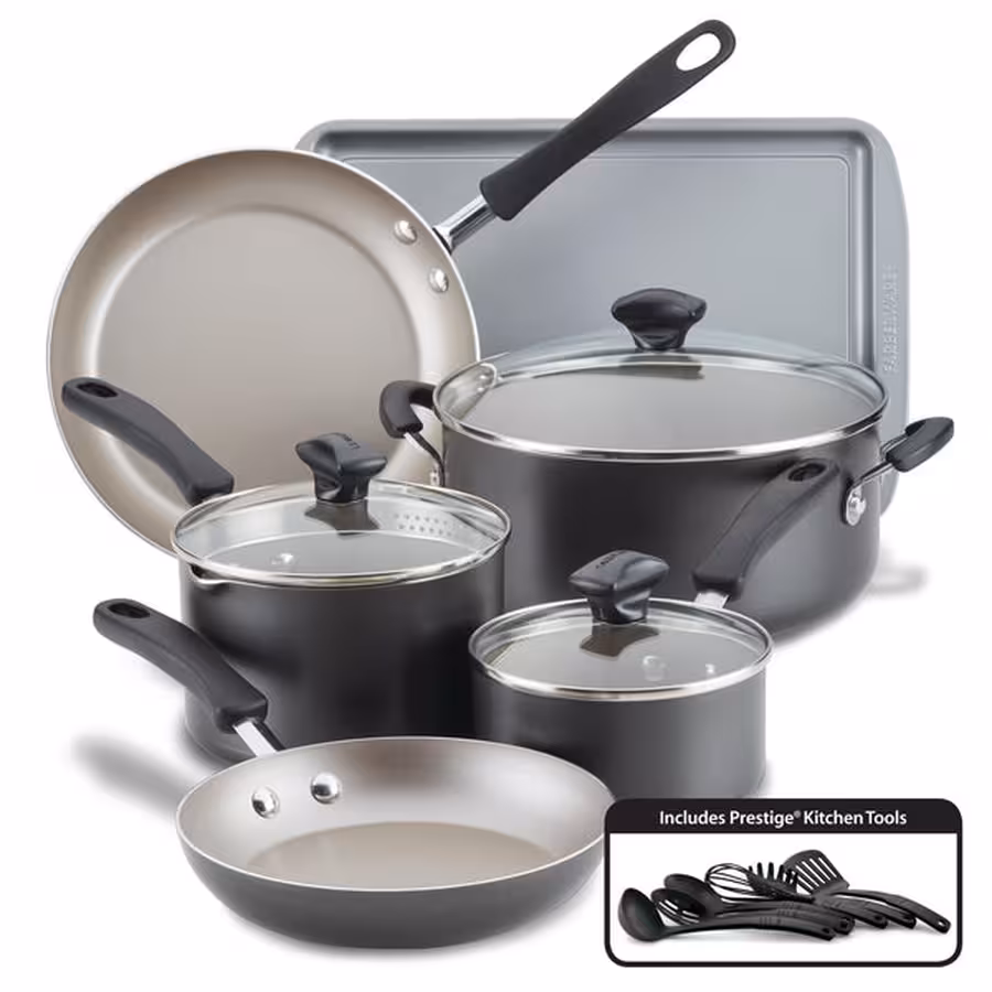 Farberware Cookstart 15-pc. DiamondMax Cookware Set