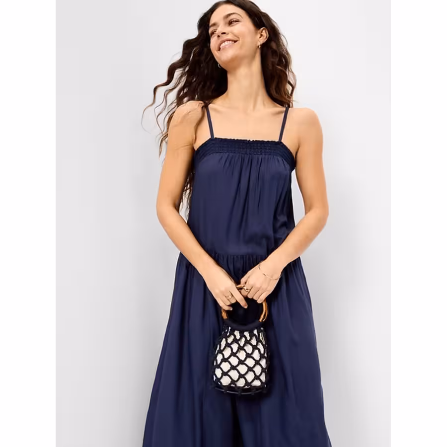 Airy Smocked Maxi Dress