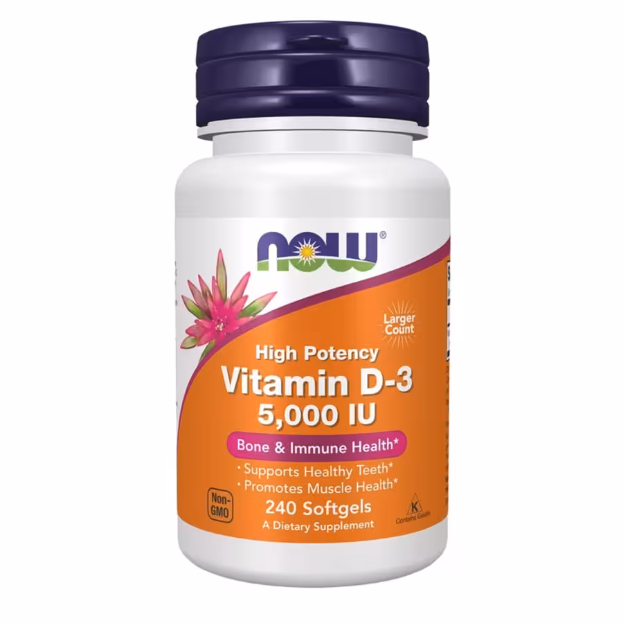 Vitamin D-3 5,000 IU by NOW